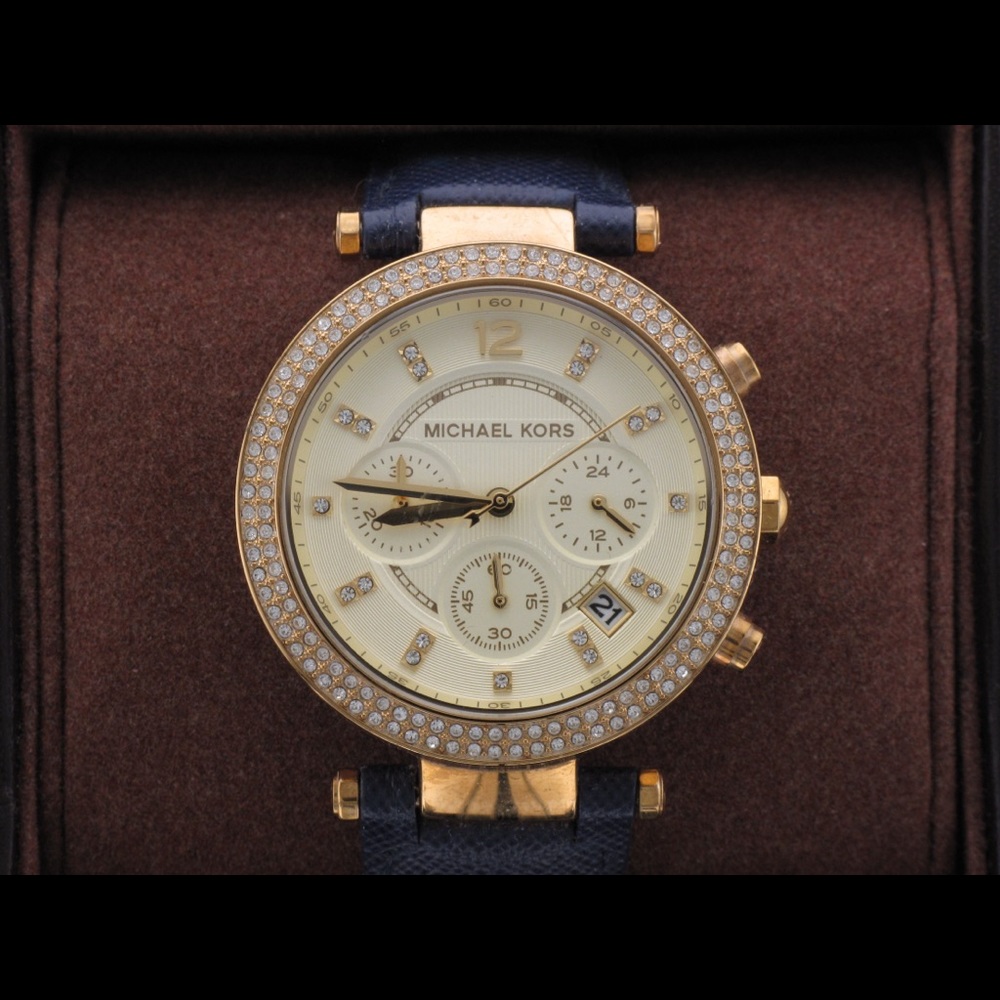 Michael Kors Parker watch gold toned